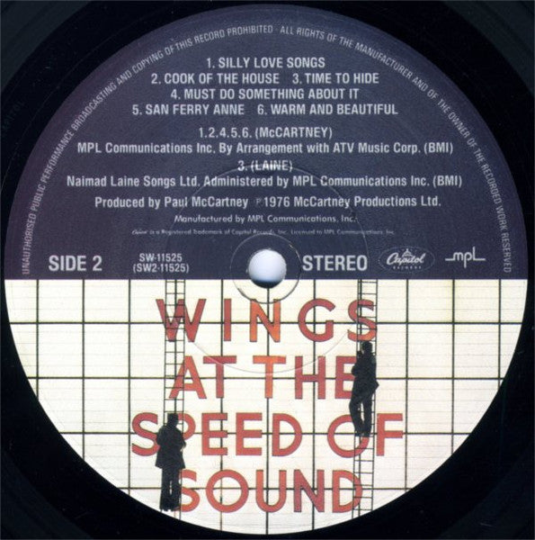 Wings (2) - Wings At The Speed Of Sound