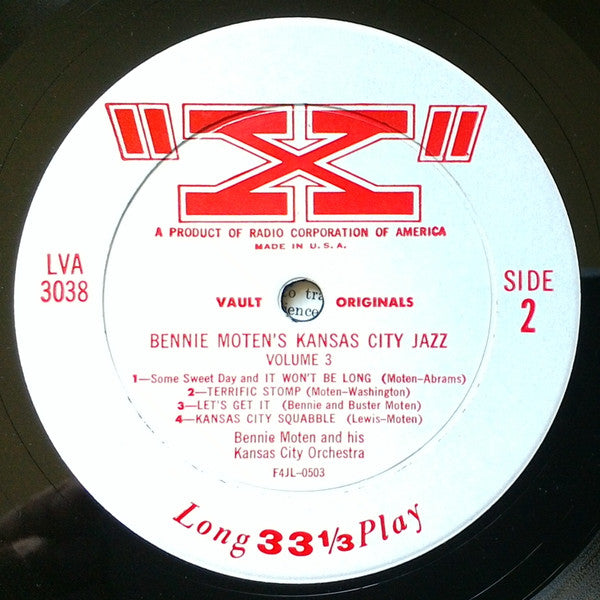 Benny Moten's Kansas City Jazz, Volume 3