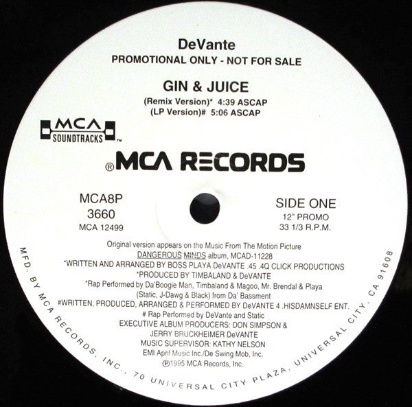 Devante Swing - Gin & Juice