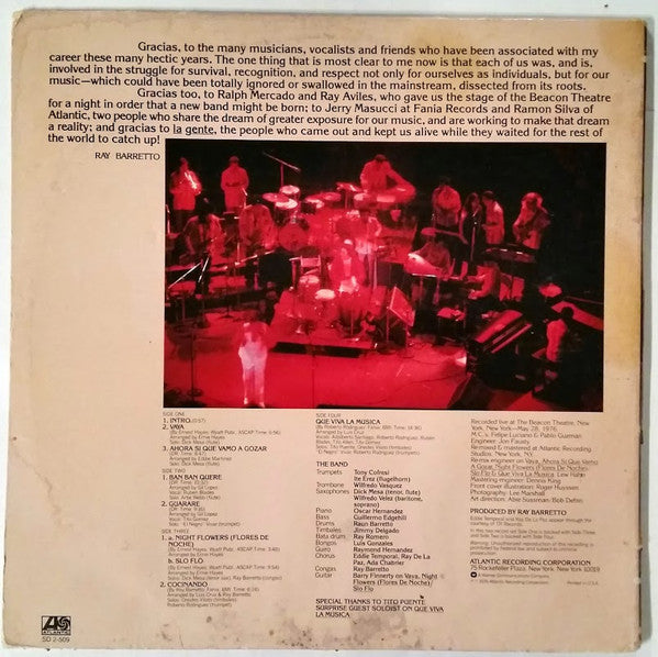 Ray Barretto - Tomorrow: Barretto Live