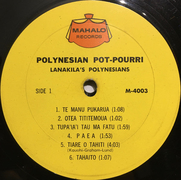 Lanakila's Polynesians - Polynesian Pot-Pourri