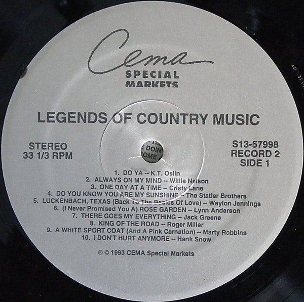 Various - Legends Of Country Music