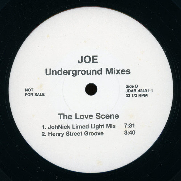 Joe - The Love Scene (Underground Mixes)