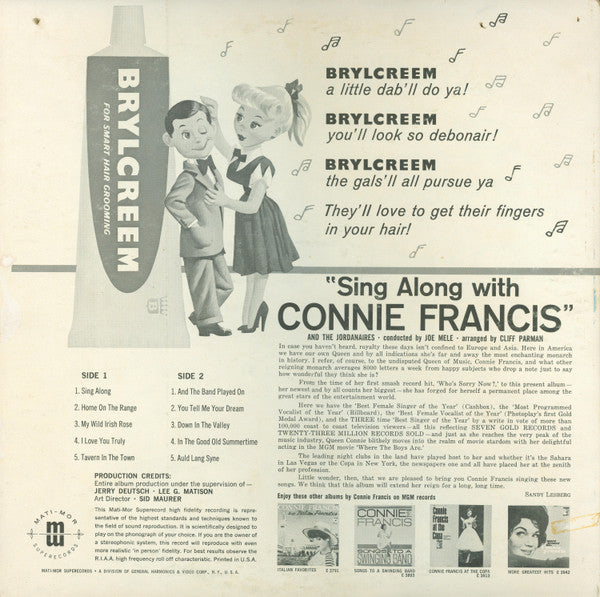 Connie Francis - Sing Along With Connie Francis