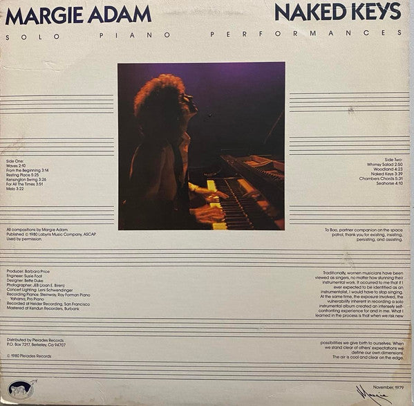 Naked Keys: Solo Piano Performances