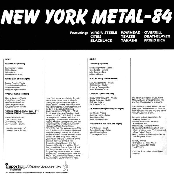 Various - New York Metal-84