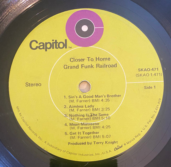 Grand Funk Railroad - Closer To Home