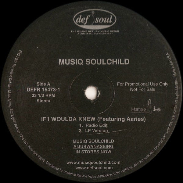 Musiq Soulchild - If I Woulda Knew