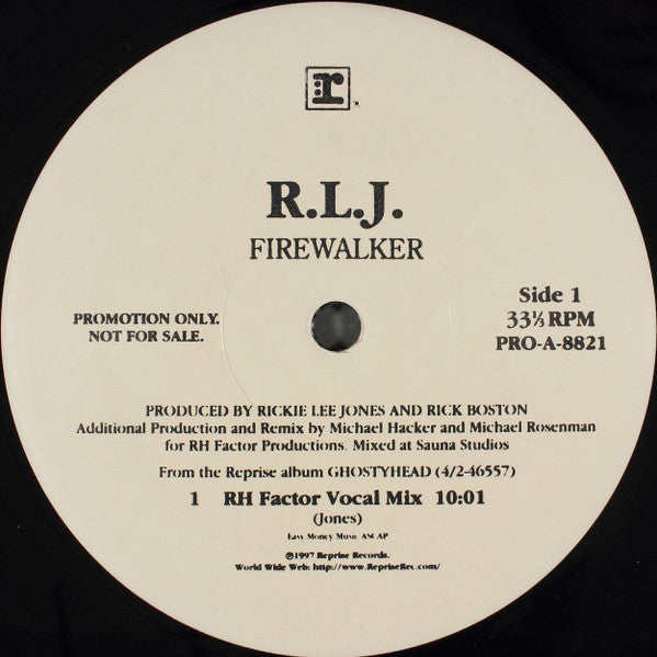 Rickie Lee Jones - Firewalker