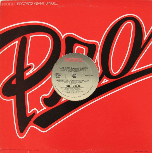 Run-DMC - Hard Times / Jam-Master Jay