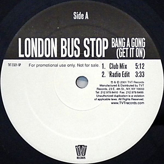 Bus Stop - Bang A Gong (Get It On) / Burning Down The House
