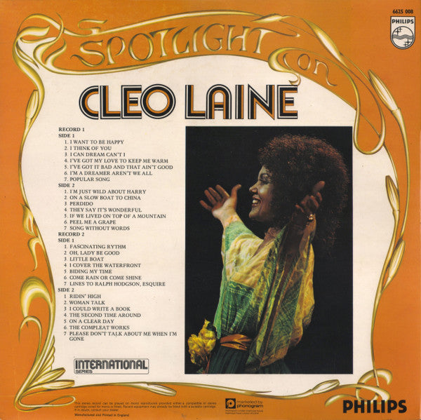 Spotlight On Cleo Laine