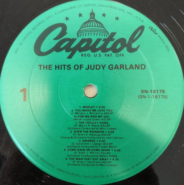 The Hits Of Judy Garland
