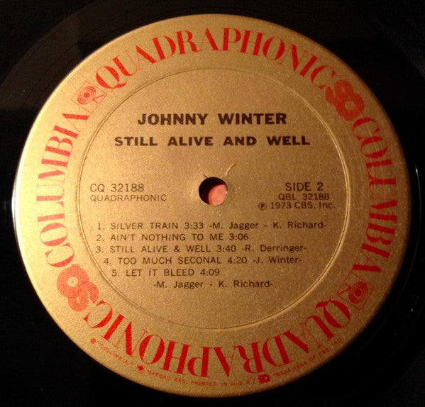 Johnny Winter - Still Alive And Well [QUAD, 1973]