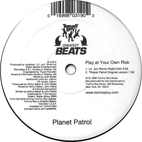 Planet Patrol - Play At Your Own Risk (Lil' Jon Remix)