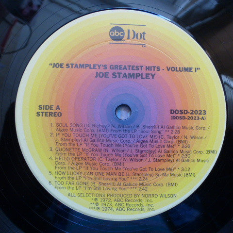 Joe Stampley - Greatest Hits Volume 1