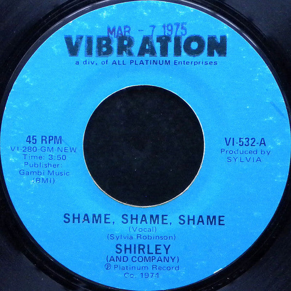 Shirley & Company - Shame, Shame, Shame