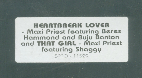 Maxi Priest - Heartbreak Lover / That Girl