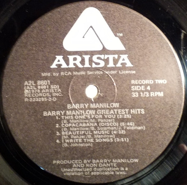 Barry Manilow - Greatest Hits