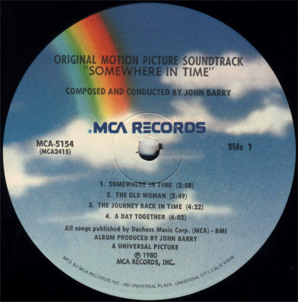 John Barry - Somewhere In Time (Original Motion Picture Soundtrack)