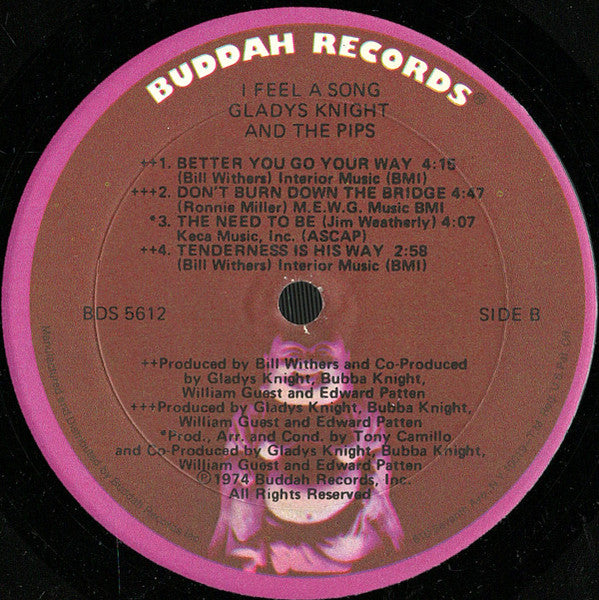Gladys Knight And The Pips - I Feel A Song