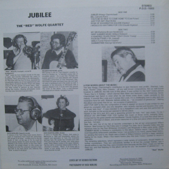 The Red Wolfe Quartet - Jubilee