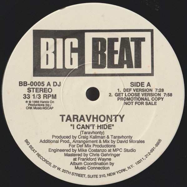 Taravhonty - I Can't Hide