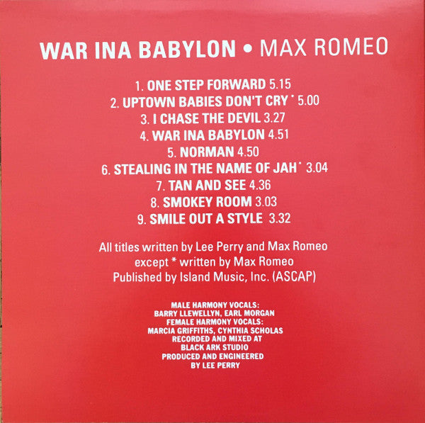 Max Romeo - War Ina Babylon