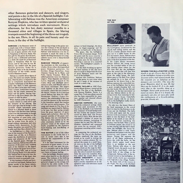 Sabicas - The Day Of The Bullfight