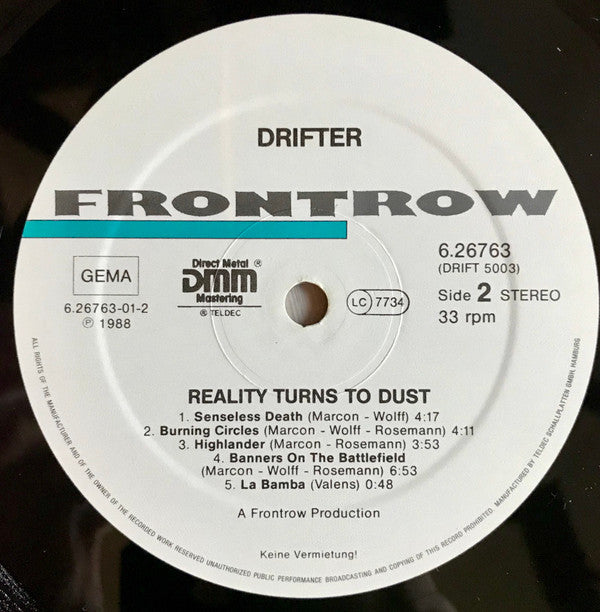 Drifter - Reality Turns To Dust