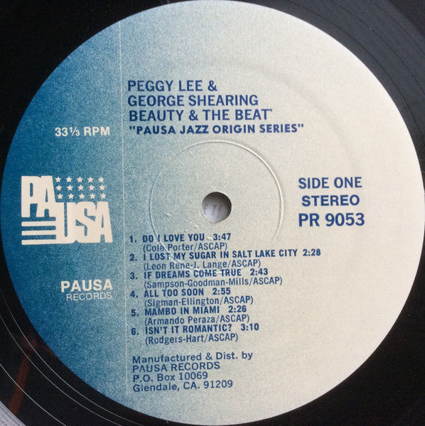Peggy Lee - Beauty And The Beat!