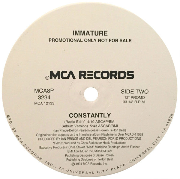 Immature - Constantly