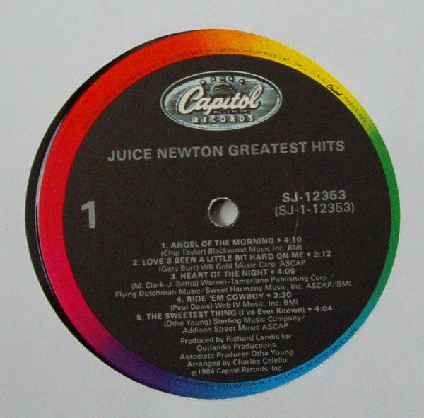 Juice Newton - Greatest Hits