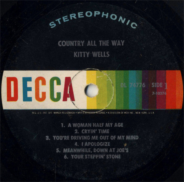 Kitty Wells - Country All The Way