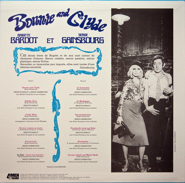 Serge Gainsbourg - Bonnie And Clyde