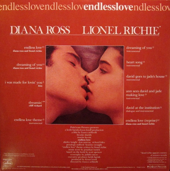 Endless Love Original Motion Picture Soundtrack