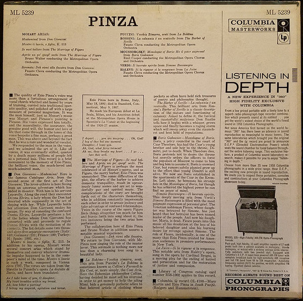 Ezio Pinza - Pinza