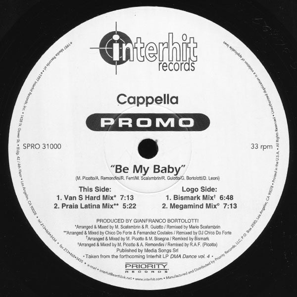 Cappella - Be My Baby