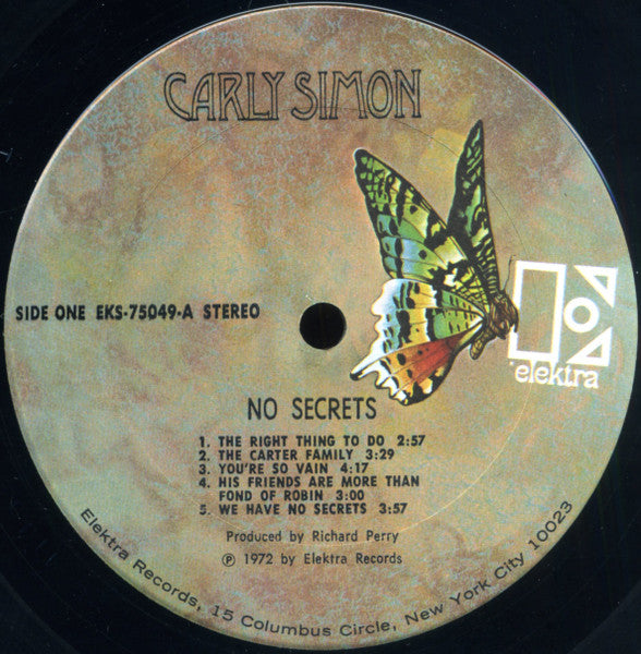 Carly Simon - No Secrets