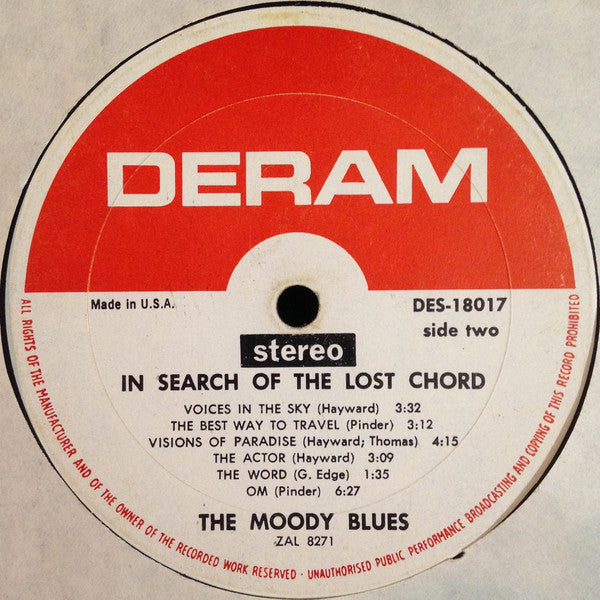 The Moody Blues - In Search Of The Lost Chord