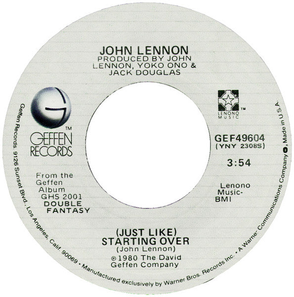 John Lennon - (Just Like) Starting Over