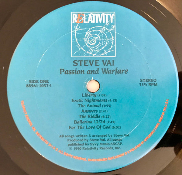 Steve Vai - Passion And Warfare