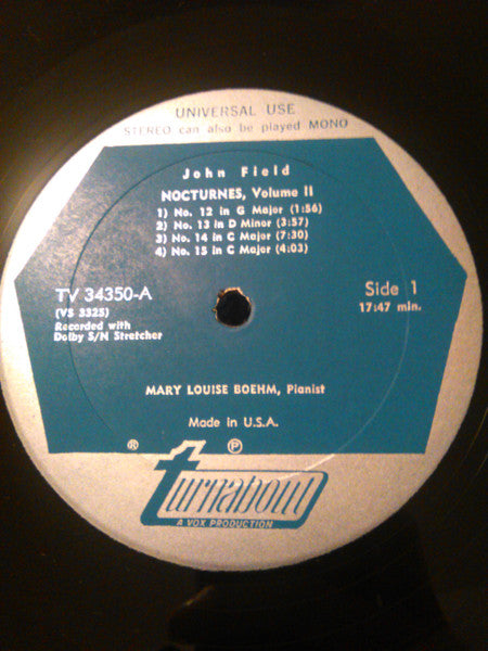 John Field (2) - Nocturnes Vol. 2 (Nos. 12-19)