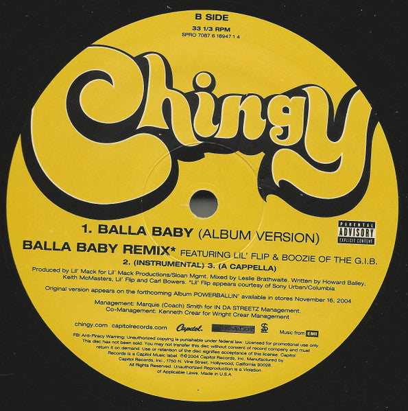 Chingy - Balla Baby (Remix)