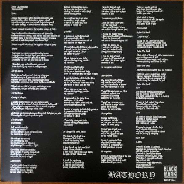 Bathory - Bathory