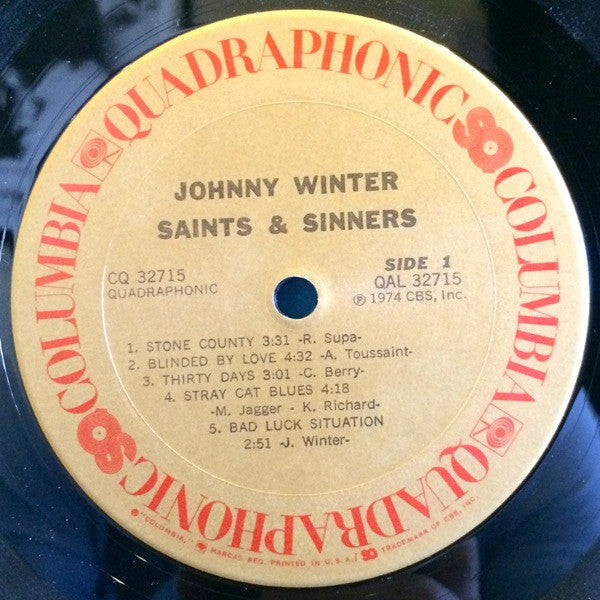 Johnny Winter - Saints & Sinners