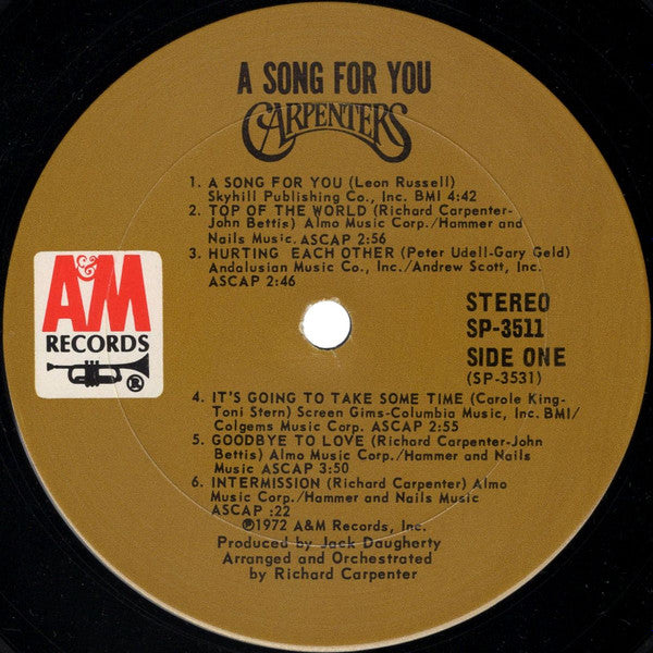 Carpenters - A Song For You