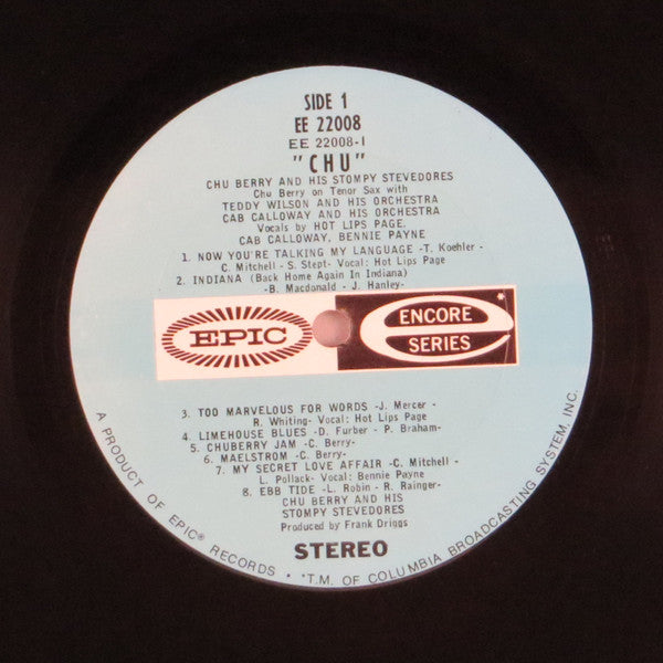 Chu Berry And His Stompy Stevedores - "Chu"