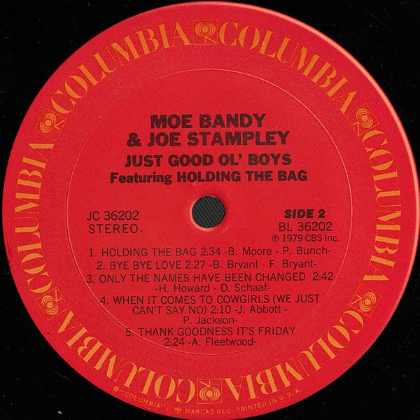 Moe Bandy & Joe Stampley - Just Good Ol' Boys