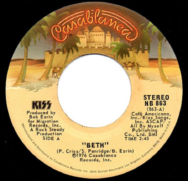 Kiss - Beth / Detroit Rock City